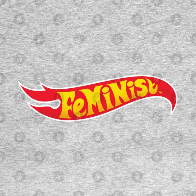 feminist toy car logo by good scribbles